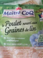 Poulet nourri aux graines de lins