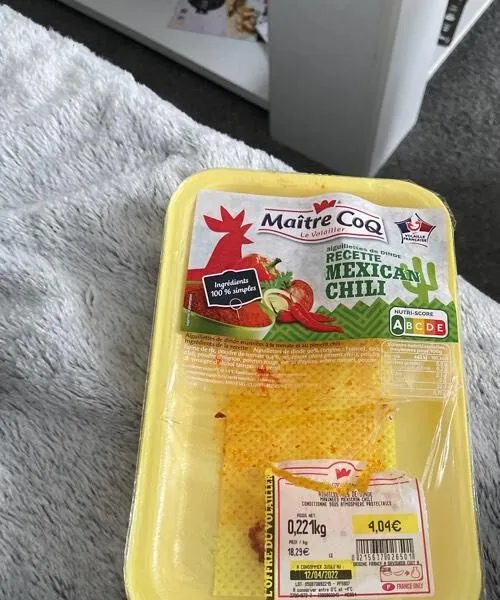 Aiguillettes de dinde mexicain chili