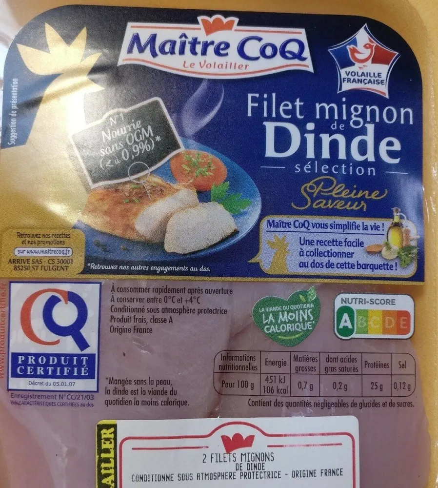 Filet mignon de dinde