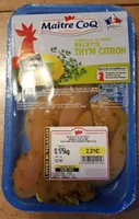 Aiguillettes de poulet recette thym citron