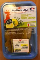 Aiguilettes de poulet marinees thym citron