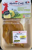 Aiguillettes de poulet recette thym citron