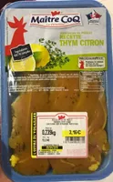 Aiguillettes poulet thym citron
