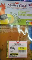 Aiguillettes de poulet thym citron