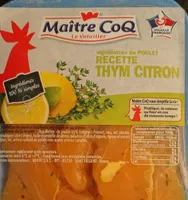 Aiguillettes de poulet recette thym et citron