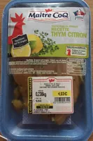 Aiguillettes de poulet thym citron