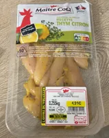 Aiguillettes de Poulet recette thym citron