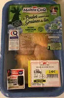 Cuisses de poulet nourri aux graines de lin