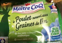 Poulet nourri aux graines de lin