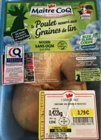 Poulet nourri aux graines de lin