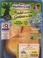 Poulet nourri aux graines de lin