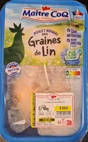 Cuisses de poulet nourri aux graines de lin
