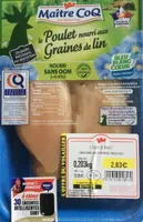 Poulet nourri aux graines de lin