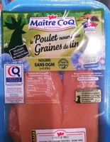 Poulet nourri aux graines de lin