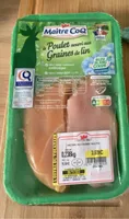 Poulet nourri aux graines de lin