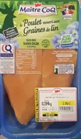 Le poulet nourri aux graines de lin