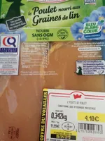 Poulet nourri aux graines de lin