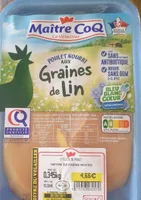 Poulet nourri aux graines de lin