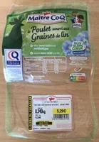 Le poulet nourri aux graines de lin