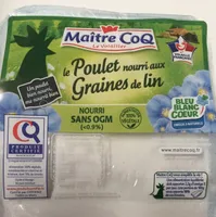 Poulet nourri aux graines de lin