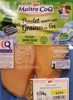 Poulet nourri aux graines de lin