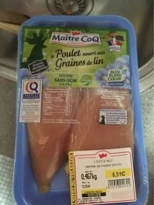 Poulet graines de lin