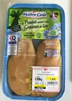 Le poulet nourri aux graines de lin