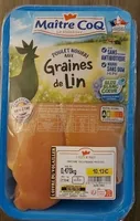 2 filets de Poulet nourri aux graines de lin