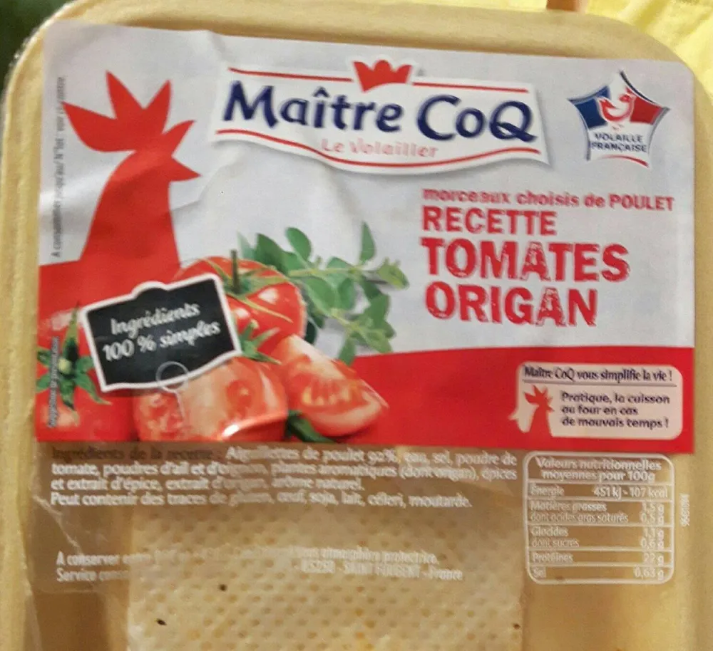 Morceaux choisis de poulet