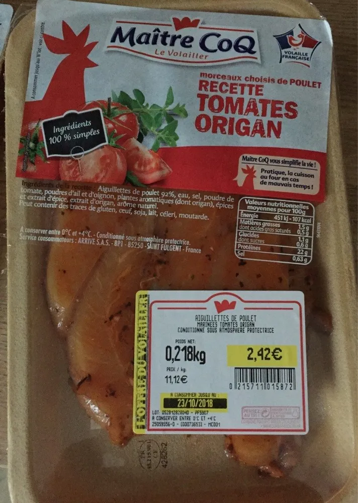 Morceaux choisis de poulet