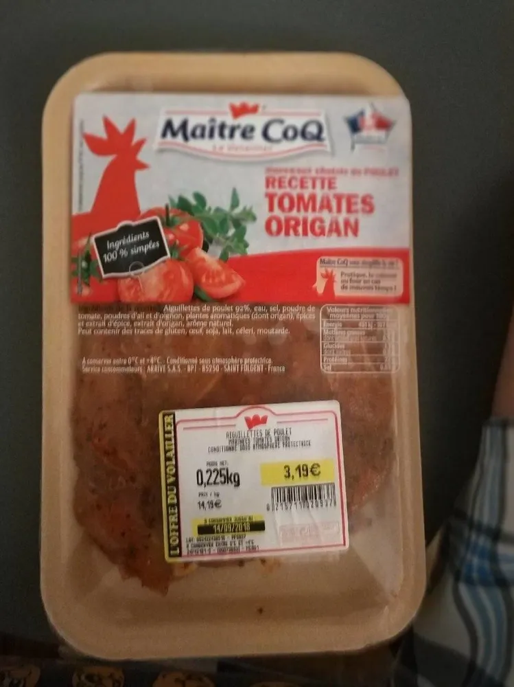 Morceaux choisis de Poulet recette tomates oignons