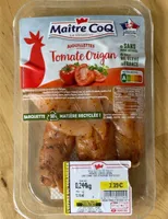 Aiguillettes de poulet tomates origan