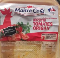Aiguillettes de poulet tomates origan