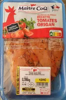 Aiguillettes de poulet tomate origan