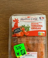 Aiguillettes de poulet tomates origan