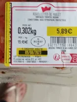 Aiguillettes de poulet tomate origan