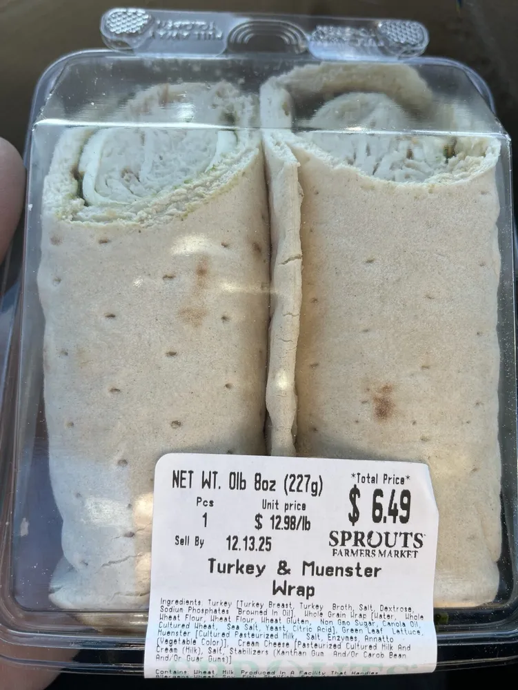Turkey & Muenster wrap