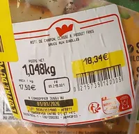 Rôti de chapon