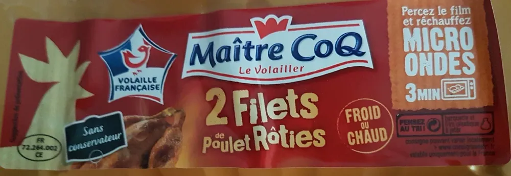 FILETS DE POULET ROTIES