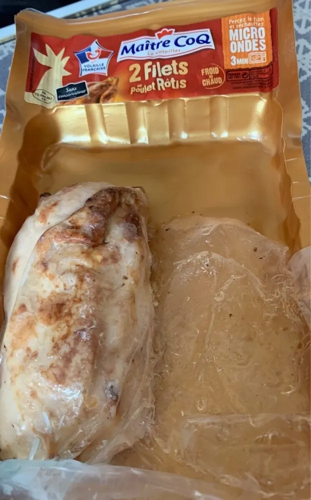 Filets poulet rotis