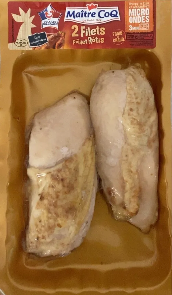 2 filets de poulets rôtis