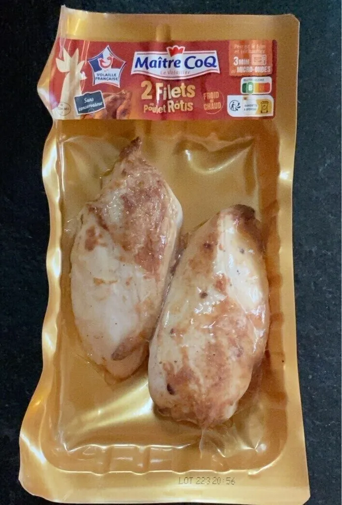 2 filets de Poulet Rôtis