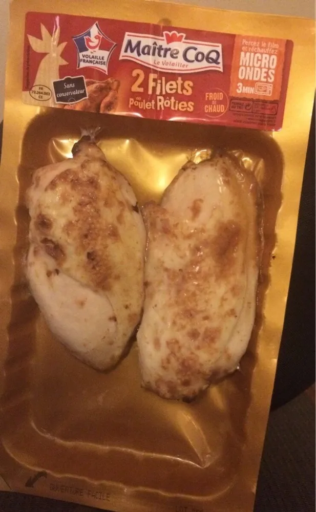 2 filets de poulet Roties