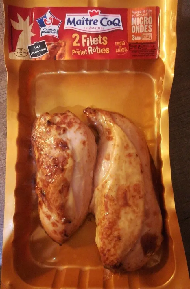 2 filets de poulet rôties