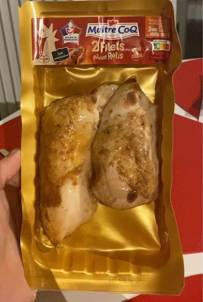 2 filets de poulets roti