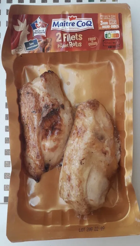Filets de poulet rôtis