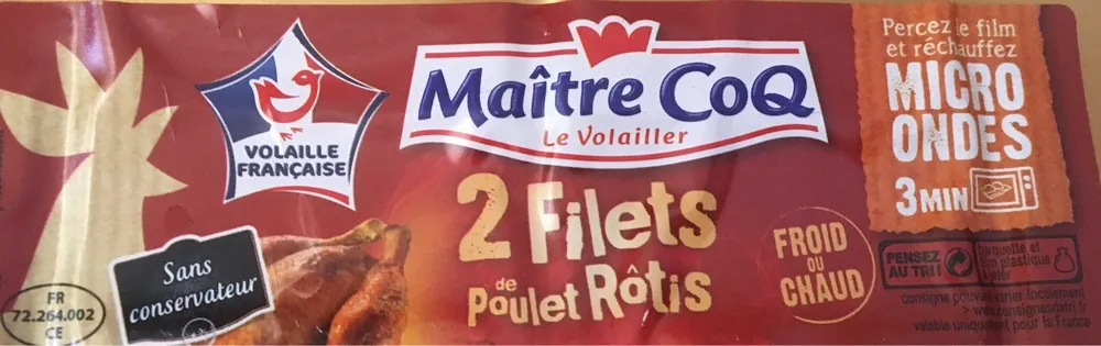 Filets de poulet rôtis