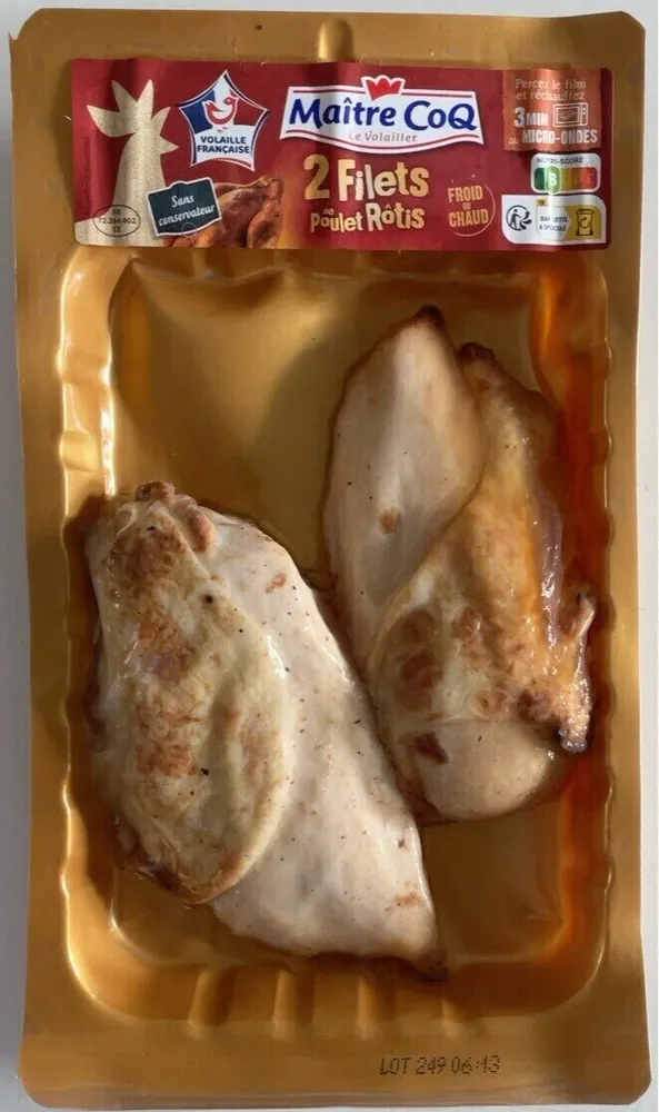 2 Filets de poulet rotis