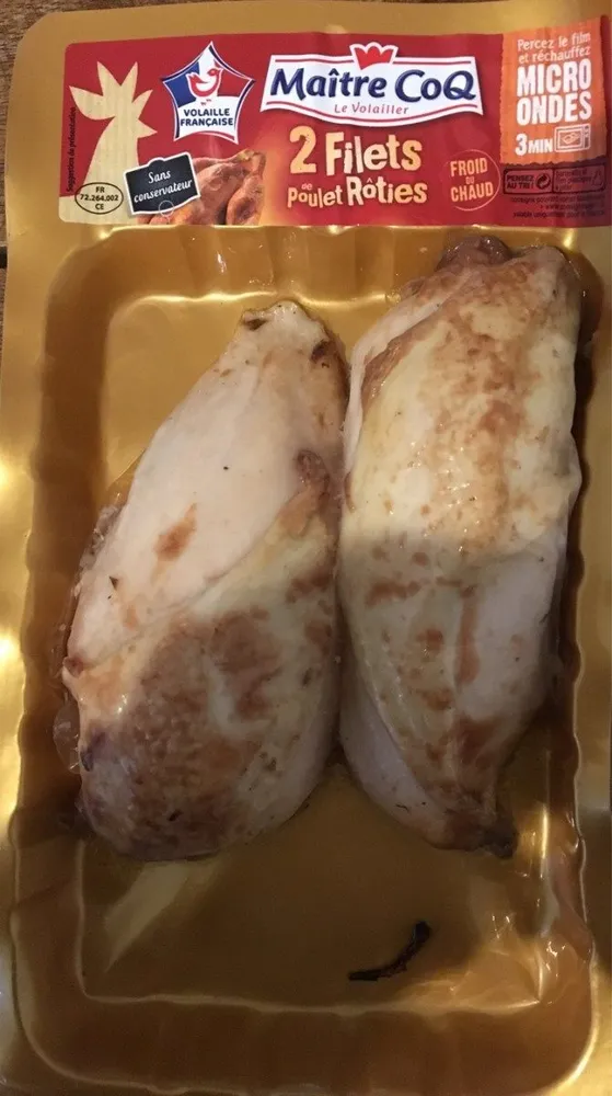 2 filets de poulet rôties