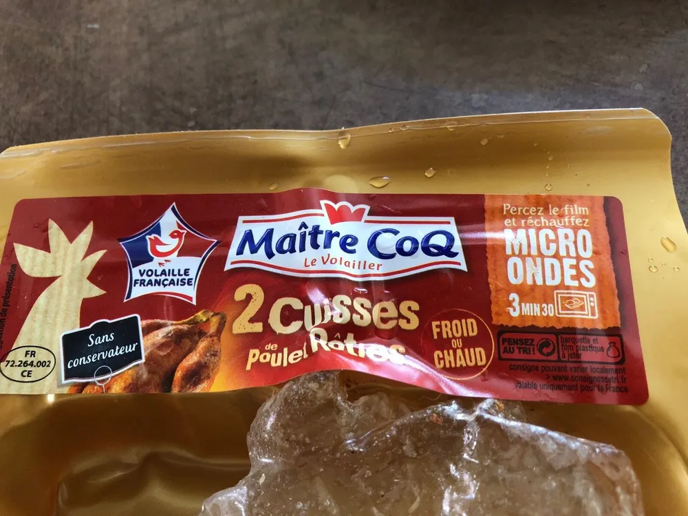 2 Cuisses de Poulet Rôties